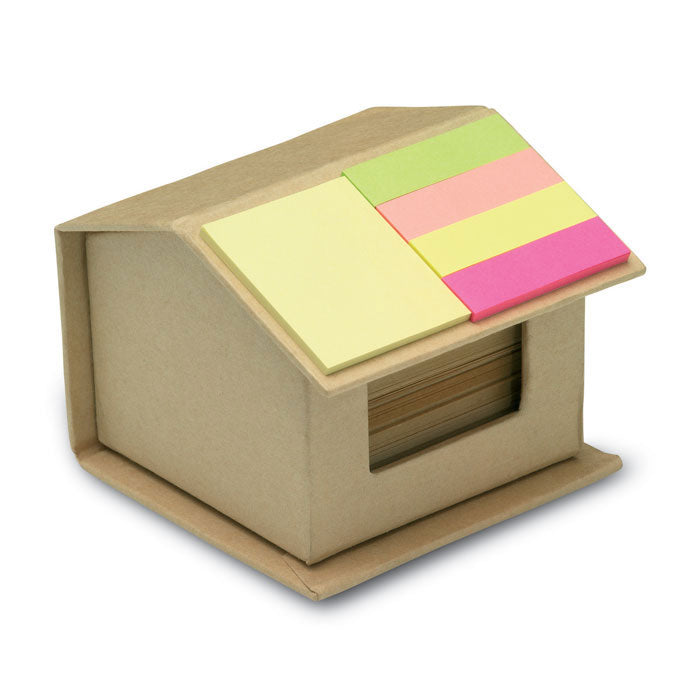 RECYCLOPAD Notizzettelbox – Beige