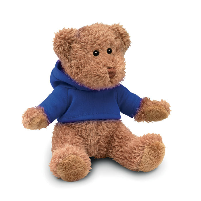 JOHNNY Teddybär mit Hoody – Blau