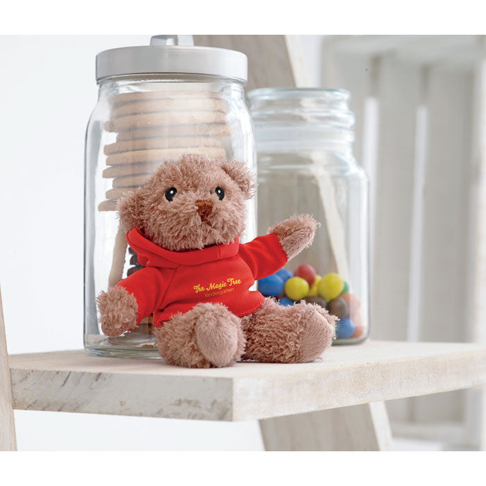 JOHNNY Teddybär mit Hoody