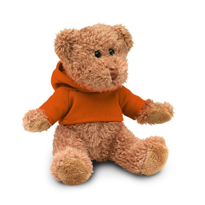 JOHNNY Teddybär mit Hoody – Orange