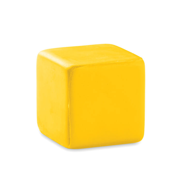 SQUARAX Anti-Stress-Würfel – Gelb