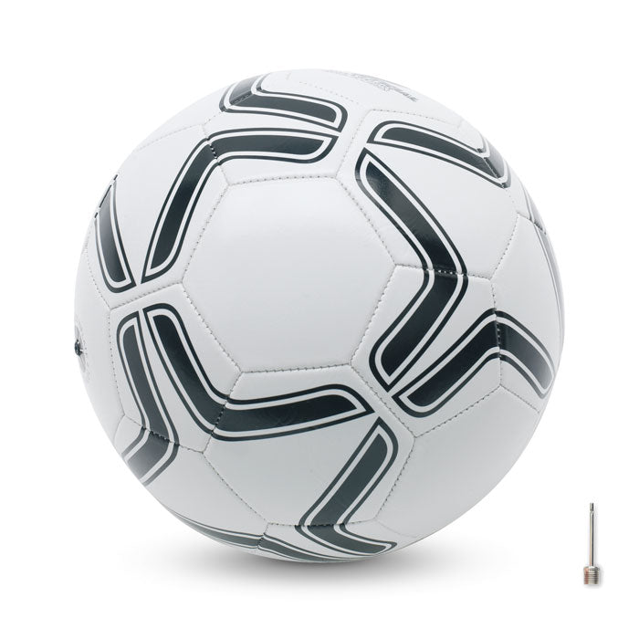 SOCCERINI Fußball aus PVC 21.5cm – Weiß/schwarz