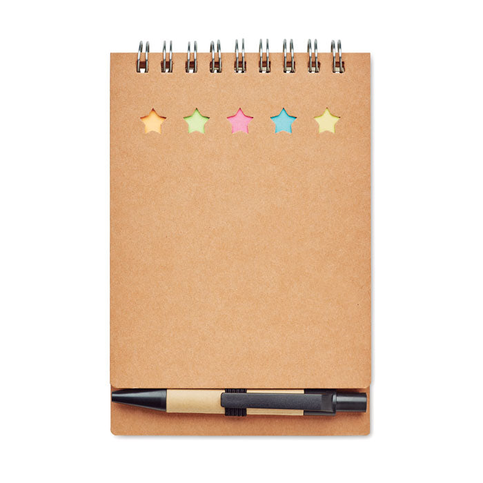 MULTIBOOK Notizbuch mit Klebezetteln – Beige