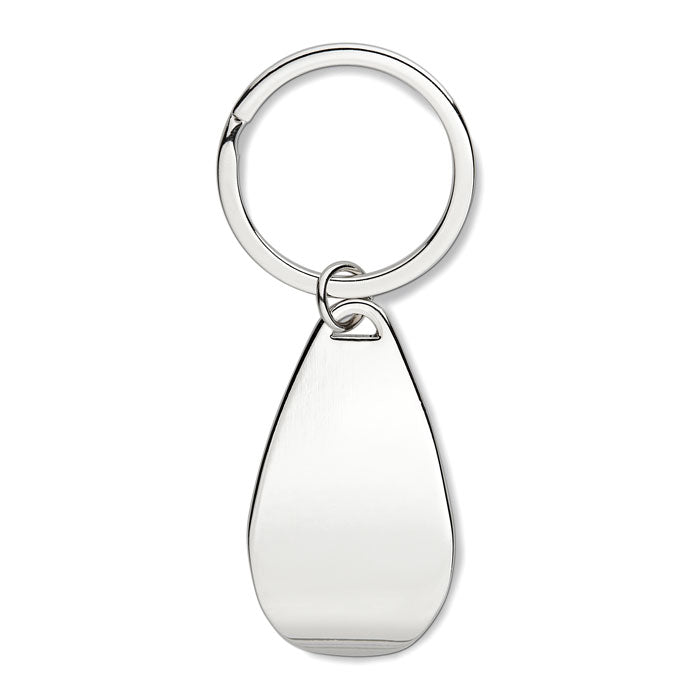 HANDY Schlüsselring mit Kapselheber – Silber Glänzend