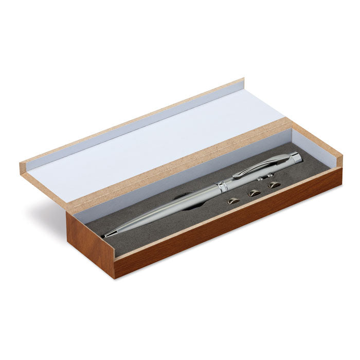 ALASKA Laserpointer mit Touchpen – Silber