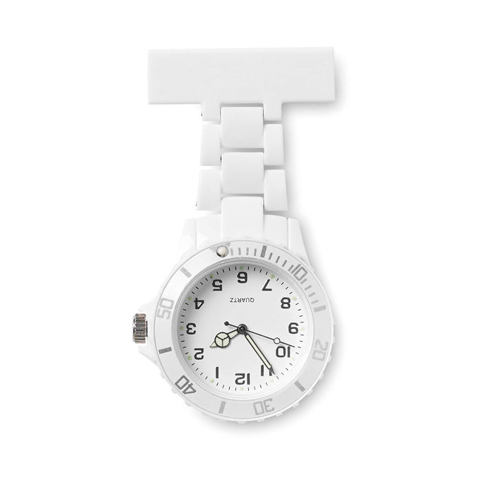 NURWATCH Analoge Schwesternuhr – Weiß