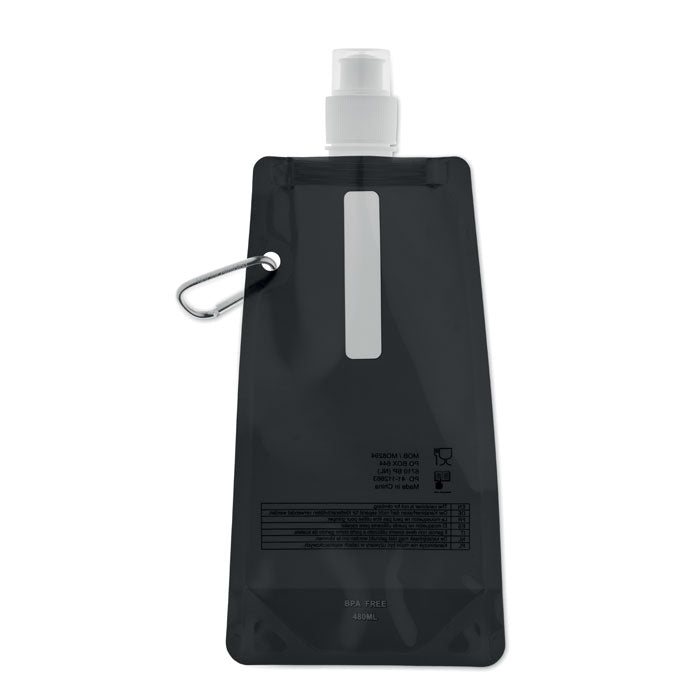 GATES Faltbare Wasserflasche – Schwarz