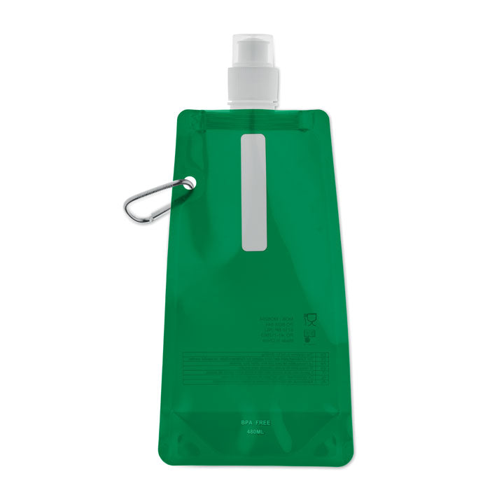 GATES Faltbare Wasserflasche – Transparent Grün