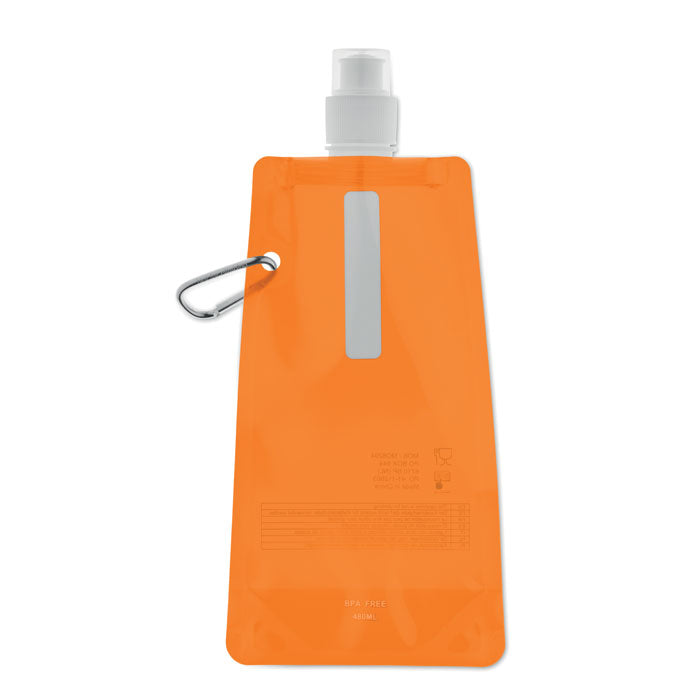 GATES Faltbare Wasserflasche – Transparent Orange