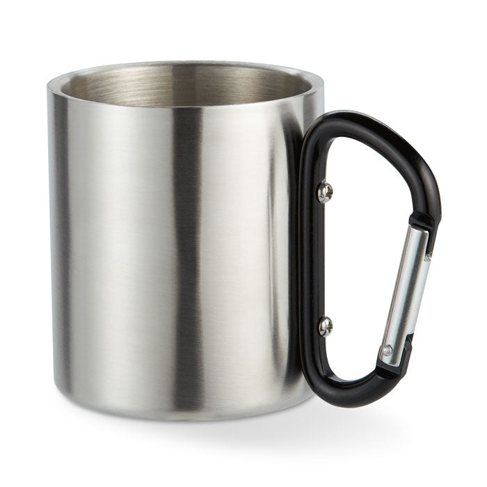 TRUMBO Trinkbecher mit Karabiner – Schwarz