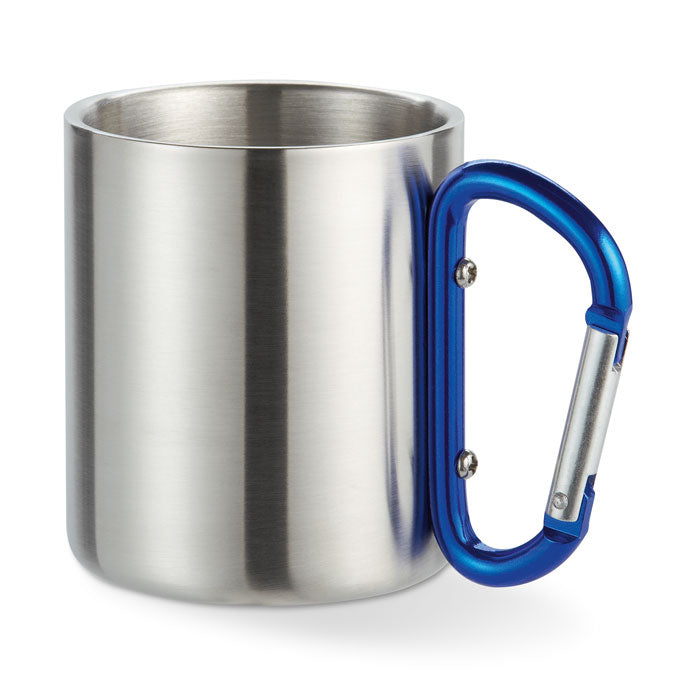 TRUMBO Trinkbecher mit Karabiner – Blau