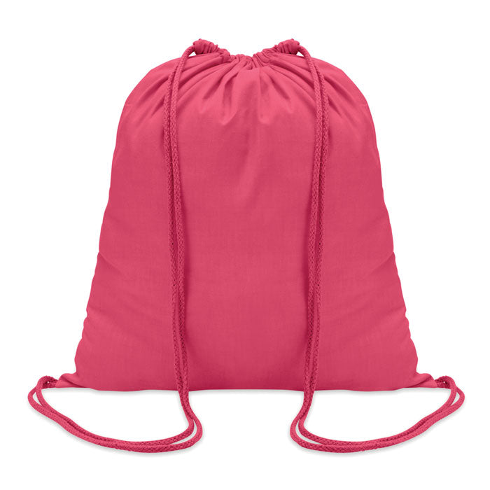 COLORED Beutel mit Kordelzug – Fuchsie