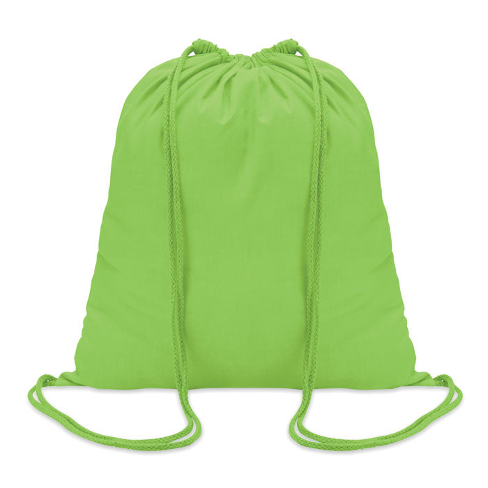 COLORED Beutel mit Kordelzug – Limette