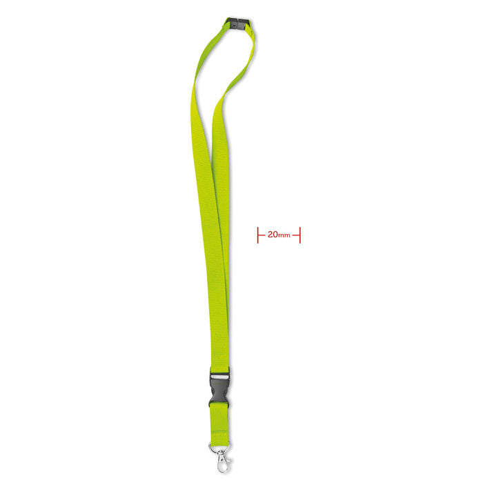Lanyard mit Metallkarabiner – Limette