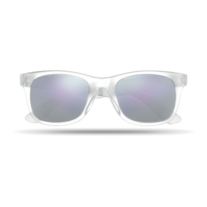 AMERICA TOUCH Verspiegelte Sonnenbrille – Transparent