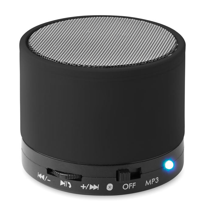 ROUND BASS Wireless Lautsprecher, rund – Schwarz