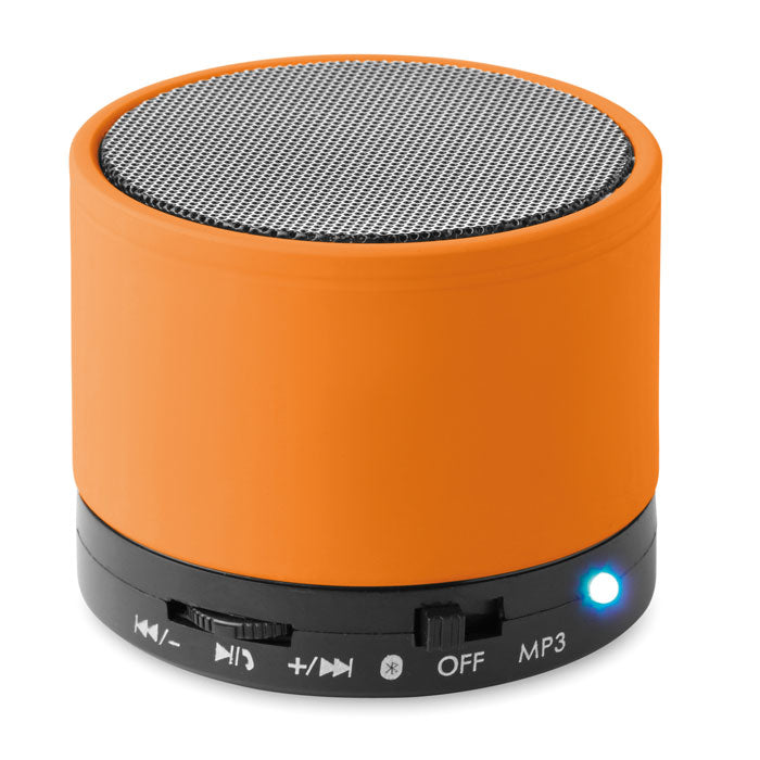 ROUND BASS Wireless Lautsprecher, rund – Orange