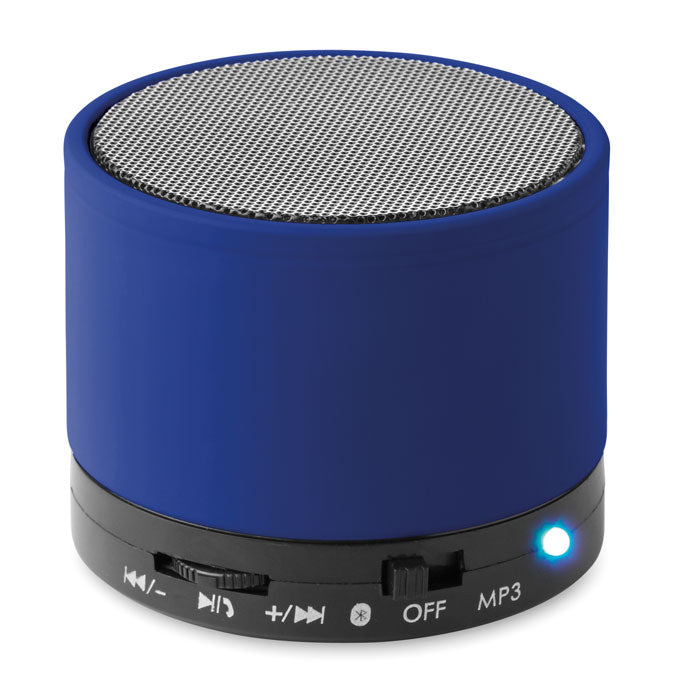 ROUND BASS Wireless Lautsprecher, rund – Königsblau