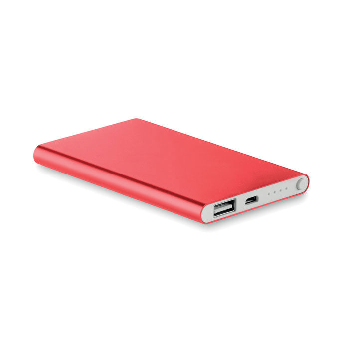 POWERFLAT Powerbank 4000 mAh – Rot