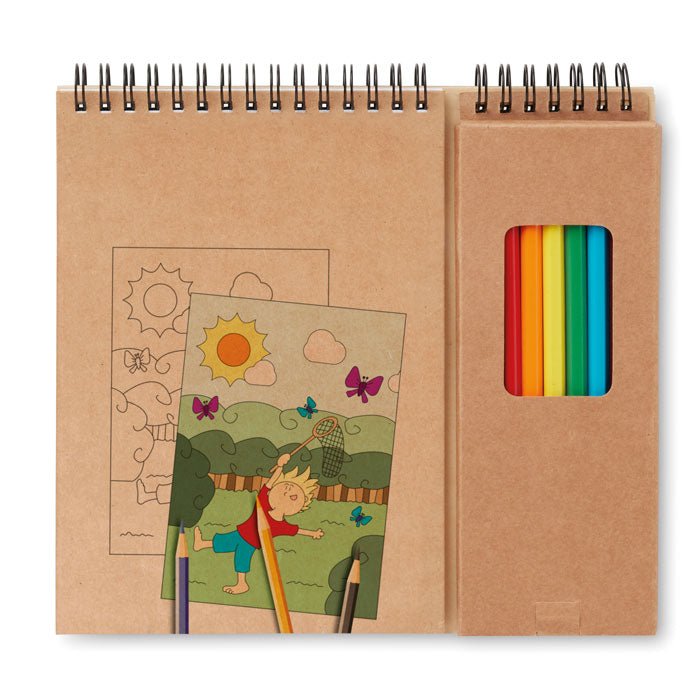 COLOPAD Malset mit 8 Buntstiften – Beige