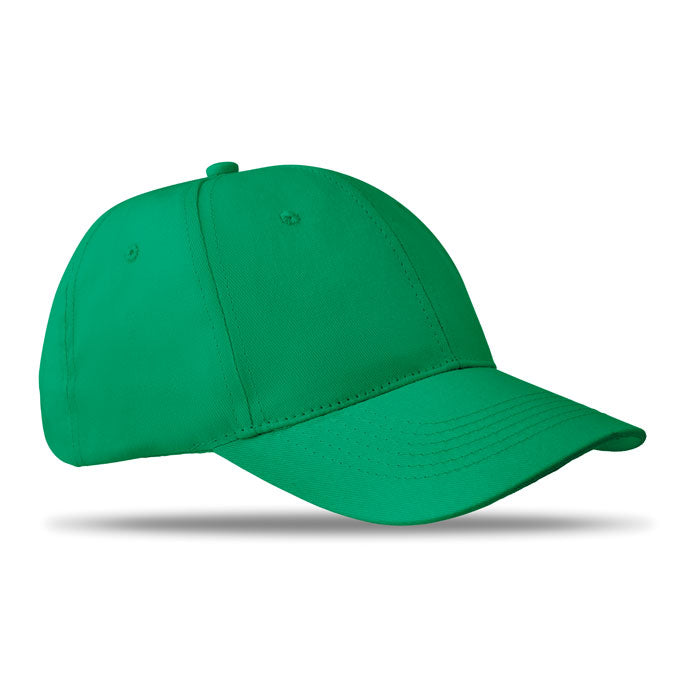 BASIE APOLLO Baseball cap 6 panels 160g/m² – Grün