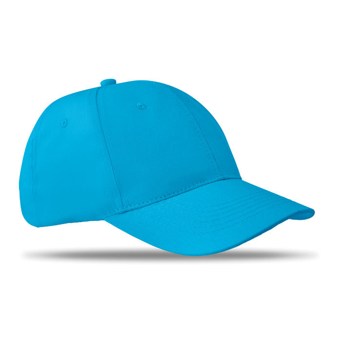 BASIE APOLLO Baseball cap 6 panels 160g/m² – Türkis