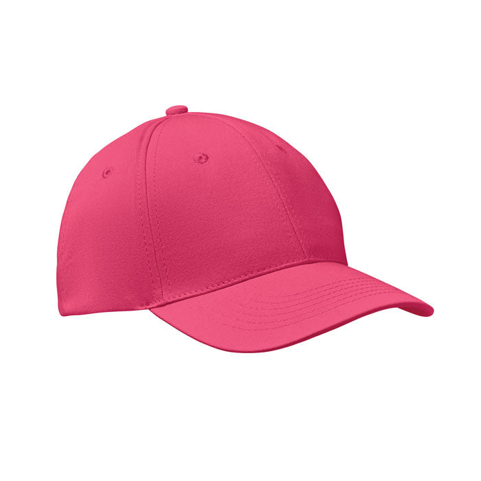 BASIE APOLLO Baseball cap 6 panels 160g/m² – Fuchsie