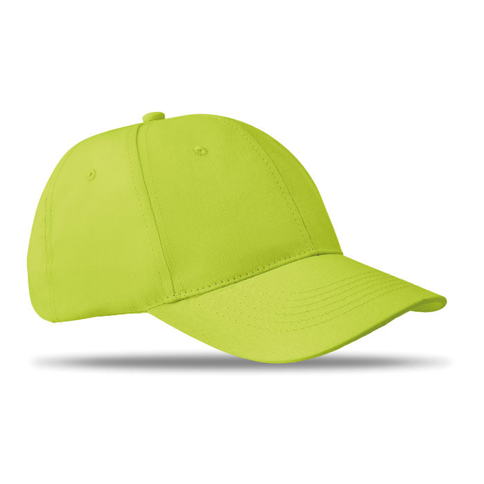 BASIE APOLLO Baseball cap 6 panels 160g/m² – Limette