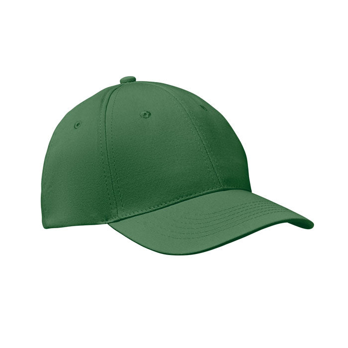 BASIE APOLLO Baseball cap 6 panels 160g/m² – Dunkelgrün