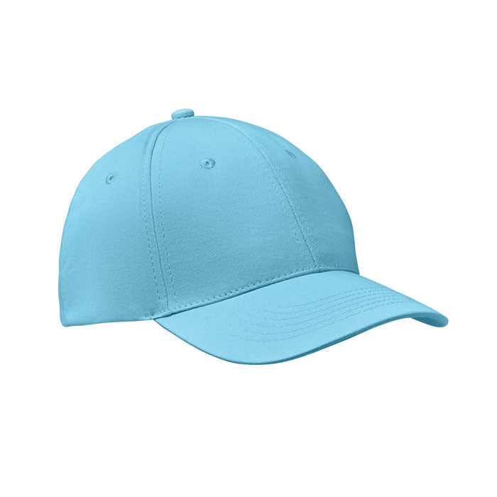 BASIE APOLLO Baseball cap 6 panels 160g/m² – Babyblau