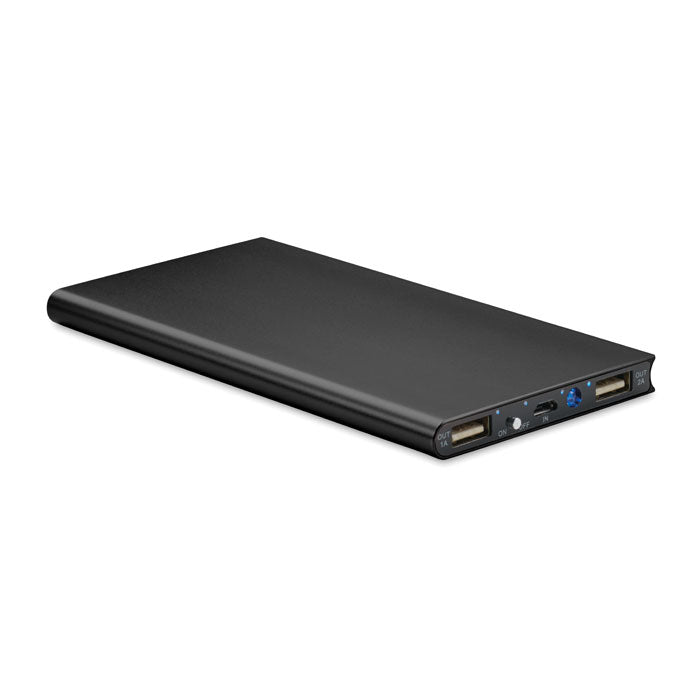 POWERFLAT8 Powerbank 8000 mAh – Schwarz