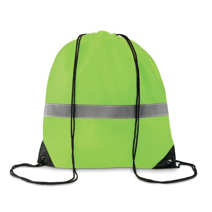 STRIPE Beutel mit Kordelzug – Neon Gelb