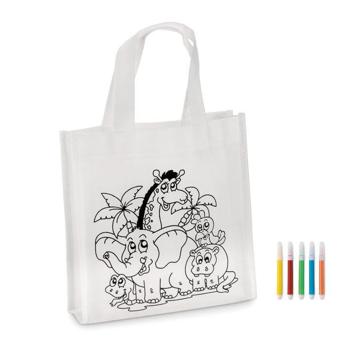 SHOOPIE Kinder Shopping Tasche – Weiß