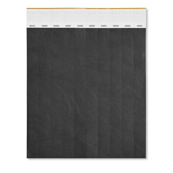 Tyvek® Event Armband – Schwarz