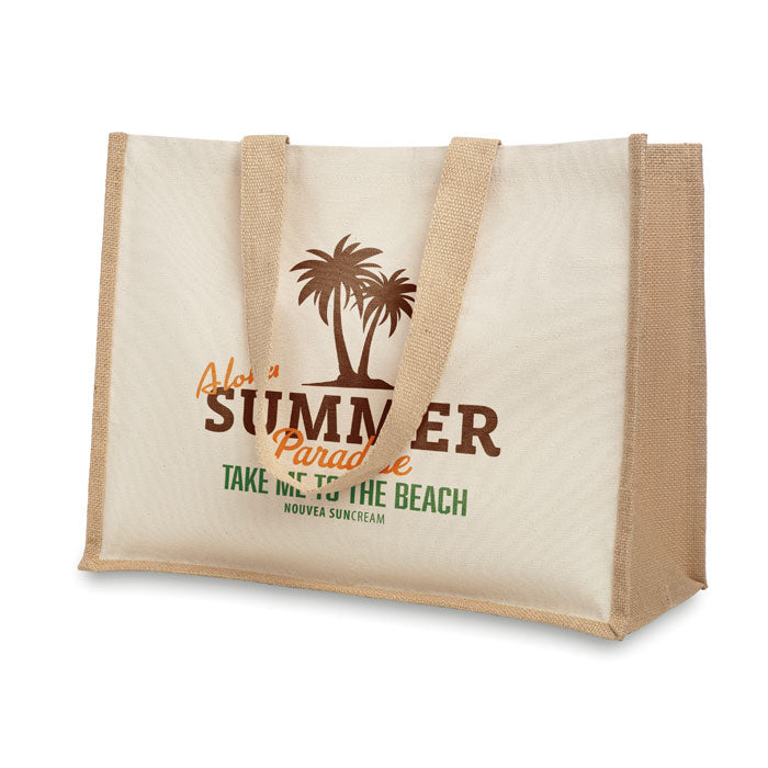CAMPO DE FIORI Jute/Canvas Shopper