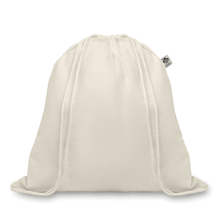 ORGANIC HUNDRED Beutel mit Kordelzug – Beige