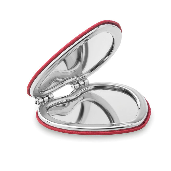 GLOW HEART Make-up Spiegel – Rot