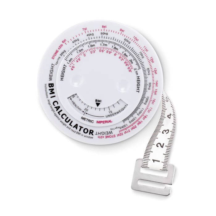 MEASURE IT BMI Maßband – Weiß