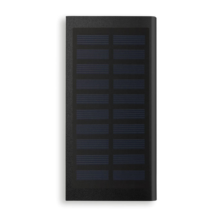 SOLAR POWERFLAT Solar Powerbank 8000 mAh – Schwarz