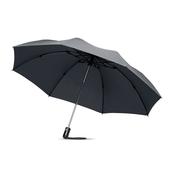 DUNDEE FOLDABLE Reversibler Regenschirm – Grau