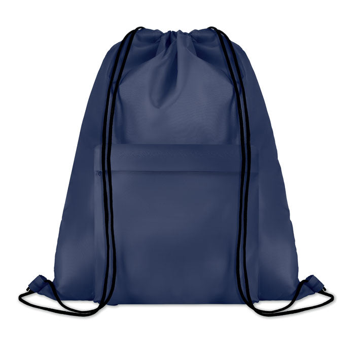 POCKET SHOOP Großer Beutel mit Kordelzug – Blau