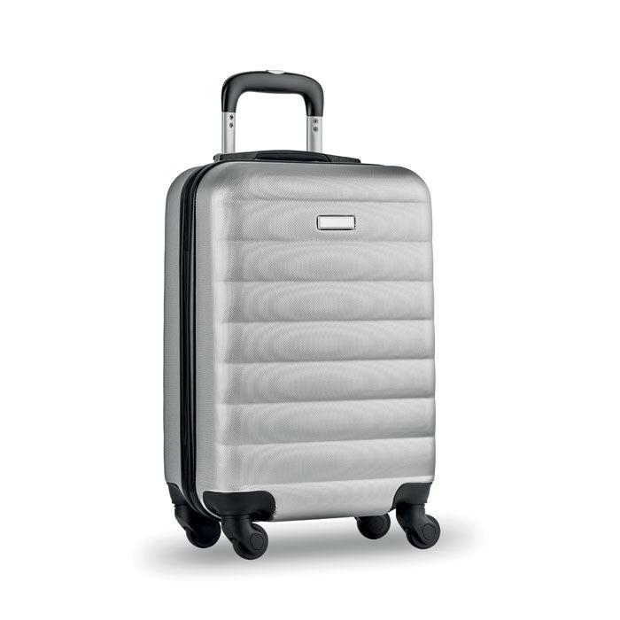 BUDAPEST Hartschalen Trolley – Mattsilber