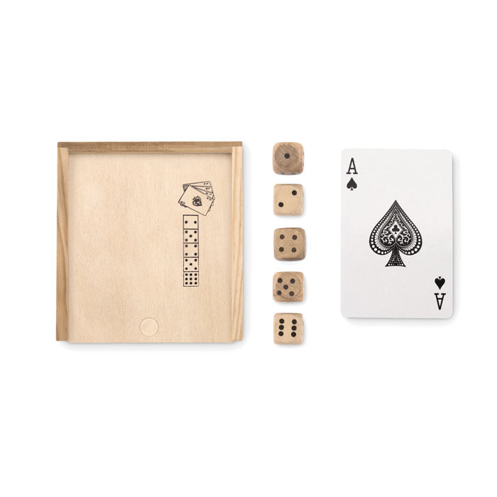 LAS VEGAS Spielkarten-Würfel-Set