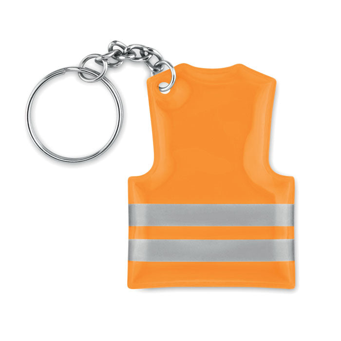 VISIBLE RING Schlüsselring Sicherheitsweste – Neon Orange