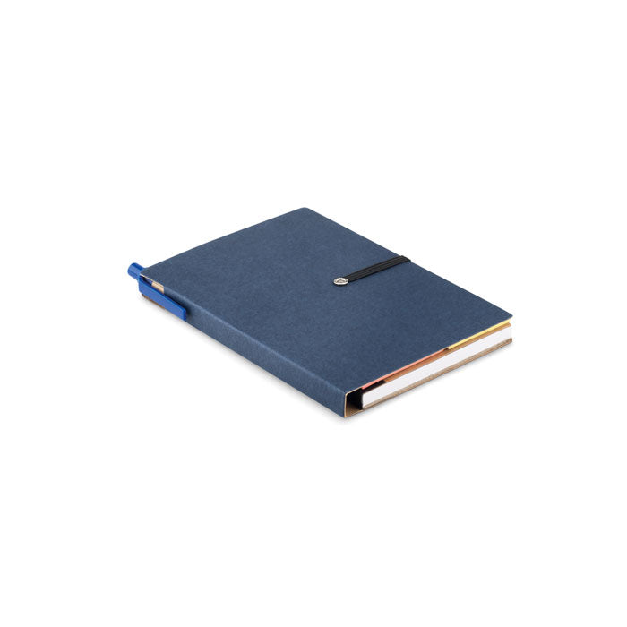 RECONOTE Recyceltes Notizbuch – Blau