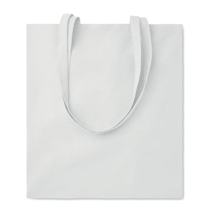 COTTONEL COLOUR + Baumwoll-Einkaufstasche – Weiß