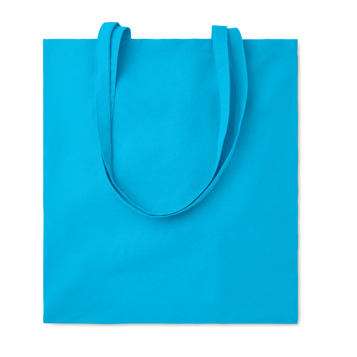 COTTONEL COLOUR + Baumwoll-Einkaufstasche – Türkis