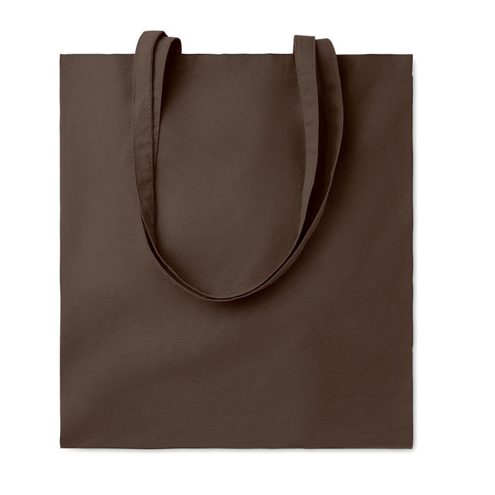 COTTONEL COLOUR + Baumwoll-Einkaufstasche – Schokolade