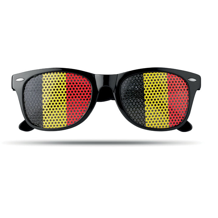 FLAG FUN Fan Sonnenbrille – Schwarz