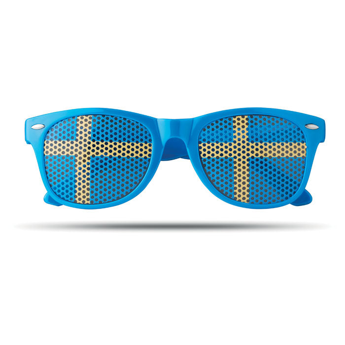 FLAG FUN Fan Sonnenbrille – Blau